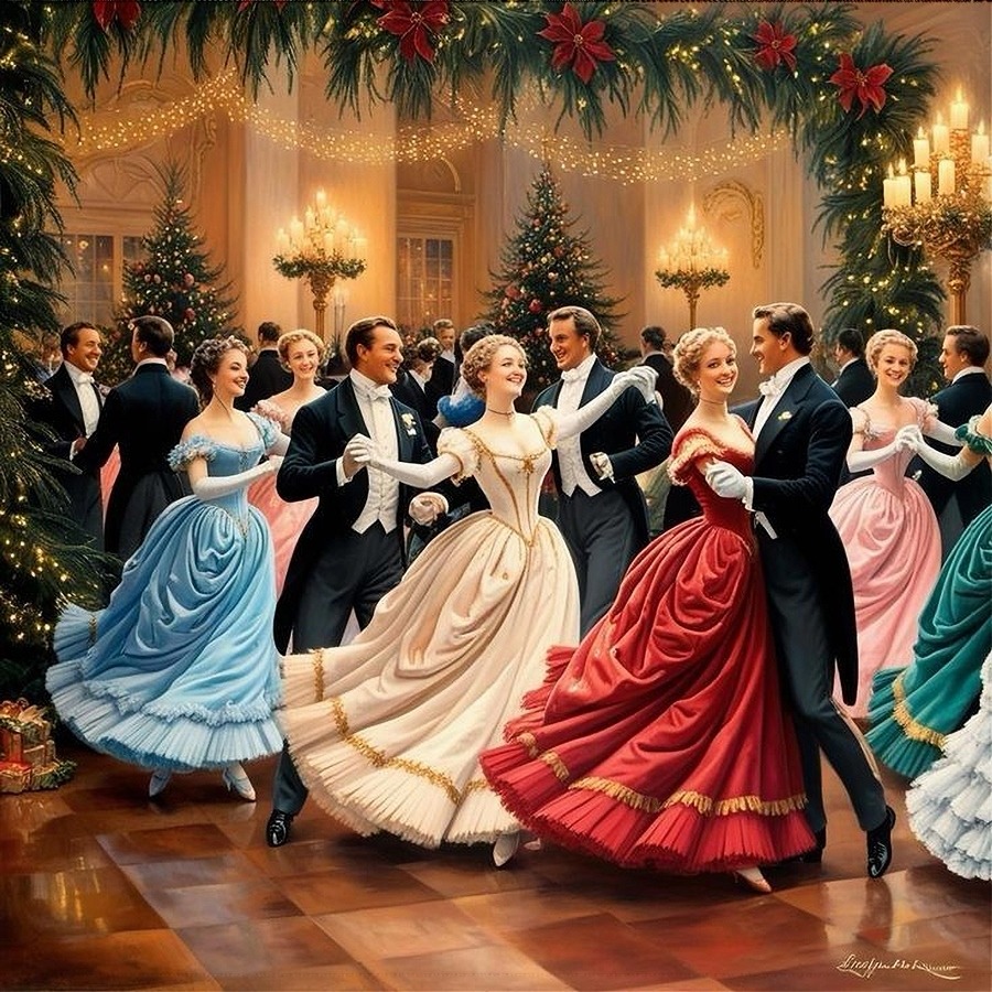 Victorian Christmas Ballroom Dance