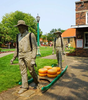 Cheese Carriers Statues Holland Michigan