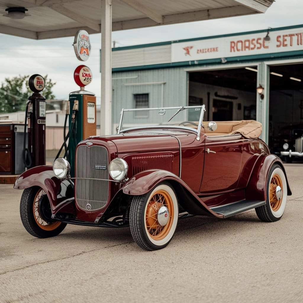 Vintage Hot Rod Roadster
