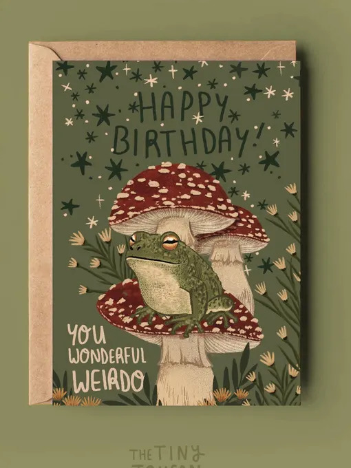 Frog Birthday Card