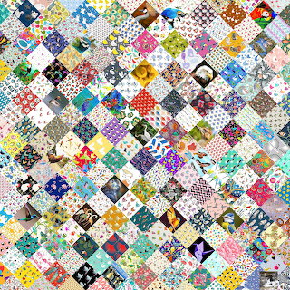 Colorful Patchwork Quilt Pattern