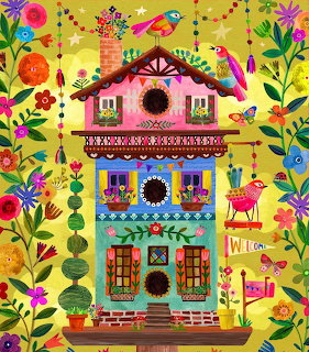 Colorful Bird House