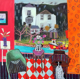 Interior with Cottage View