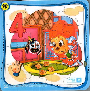 Cartoon Cat and Dog Playing