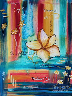 Abstract Floral Painting