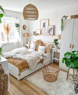 Cozy Boho Bedroom Interior