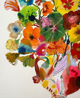 Colorful Watercolor Bouquet