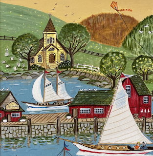 Joan Bacquie Canada Lake Scene
