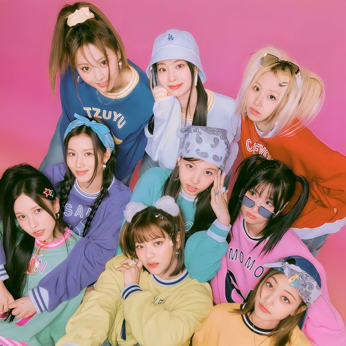 Twice K-pop Group Photo