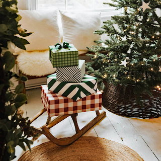 Christmas Presents on Rocking Chair