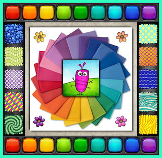 Fabric Color Wheel Quilt
