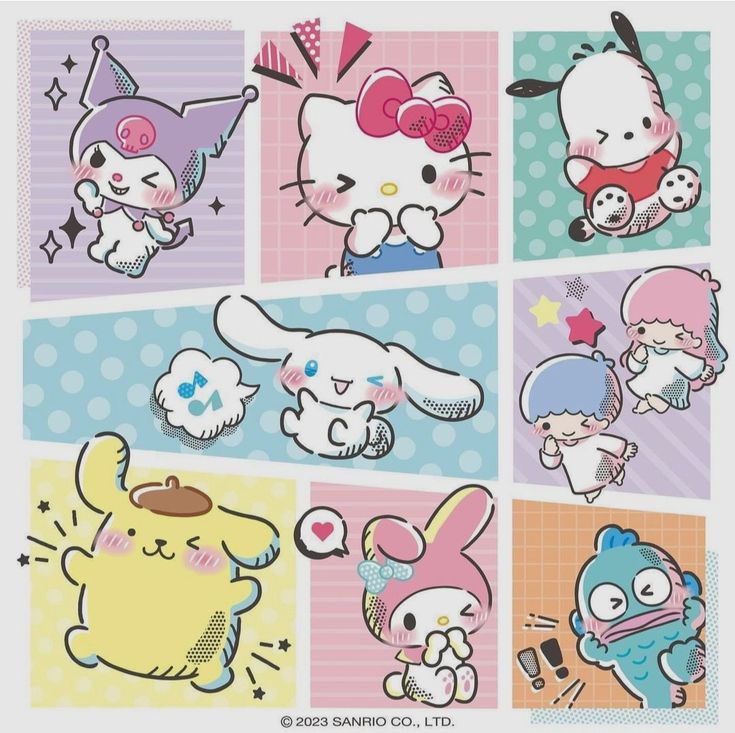 Sanrio Characters Grid