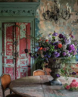Floral Bouquet Rustic Interior