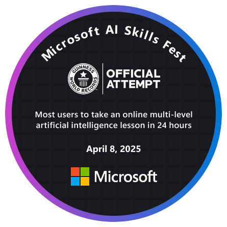 Microsoft AI Skills Fest Badge