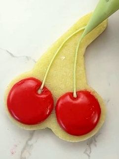 Cherry Decorated Cookie