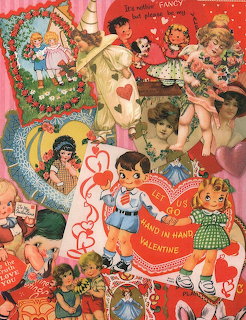 Vintage Valentine Collage