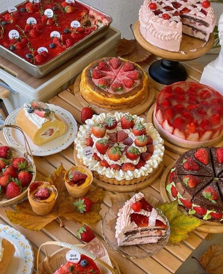 Strawberry Dessert Table Display