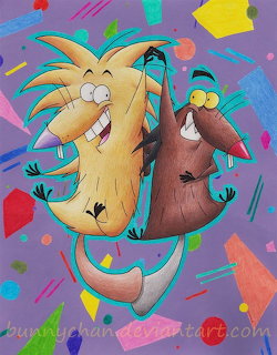 Cartoon Monster Duo