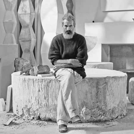 Brancusi in His Studio