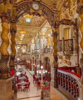 Ornate Istanbul Café Interior