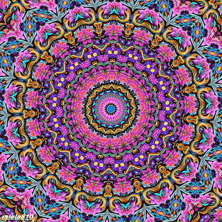 Vibrant Floral Mandala