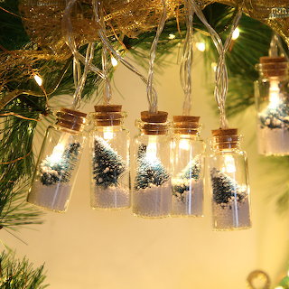 Christmas Tree Bottle Ornaments