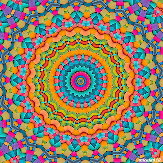 Colorful Geometric Mandala