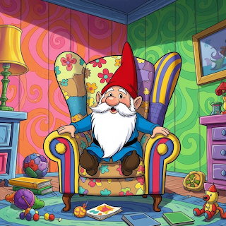 Gnome in Armchair