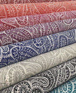 Paisley Fabric Stack