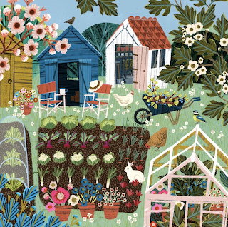 Garden Cottage Illustration