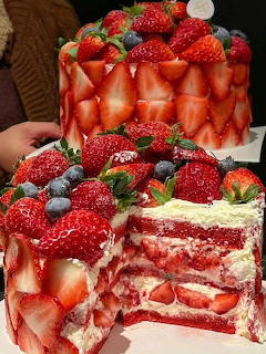 Strawberry Layer Cake