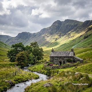 Stone Cottage in Mountains