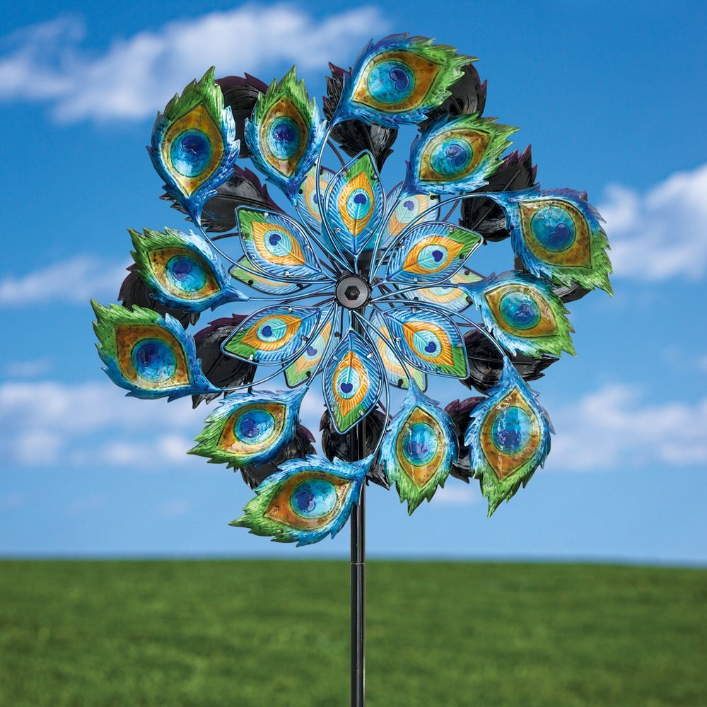 Peacock Wind Spinner