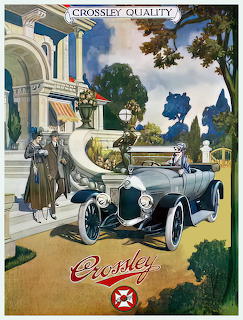 Crossley Vintage Car Poster
