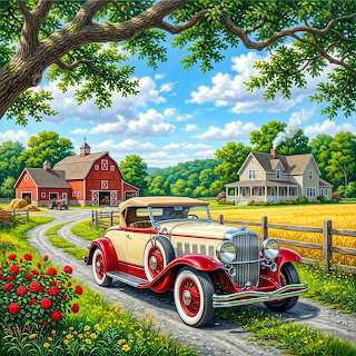 Vintage Car & Farm