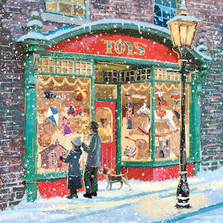 Christmas Toy Shop 1930s