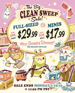 Cute Cleaning Sale Illustration