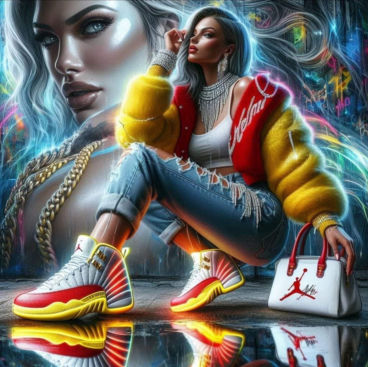 Urban Fantasy Woman Portrait