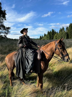 Claire on Horseback