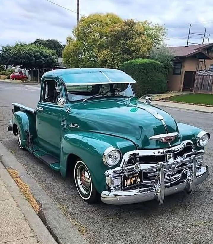 Vintage Green Pickup