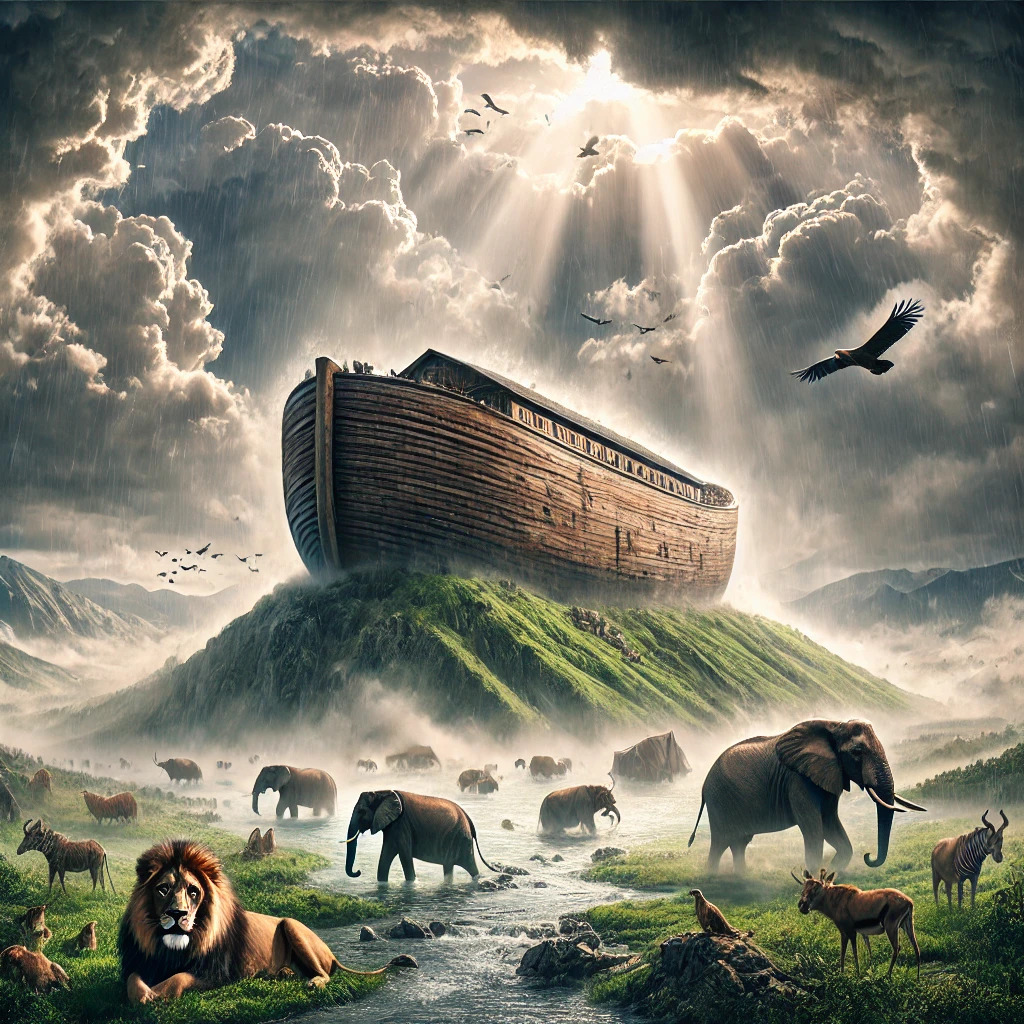 Noah's Ark with Animals