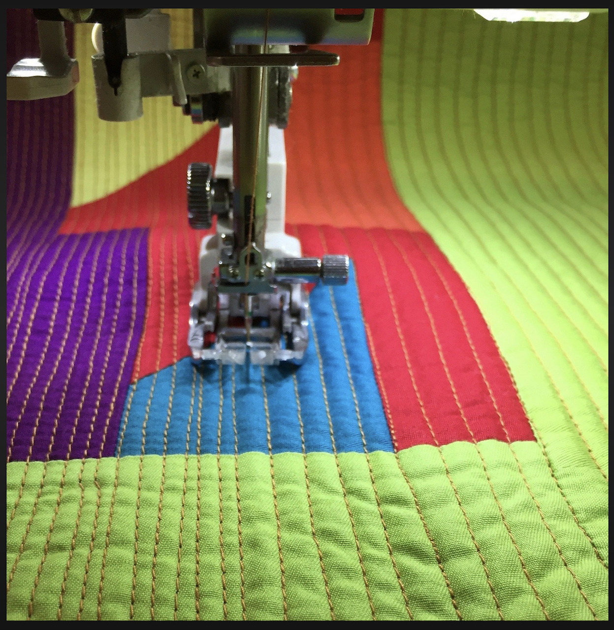 Quilting Machine Closeup