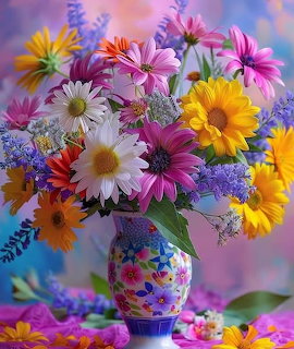 Colorful Daisy Bouquet