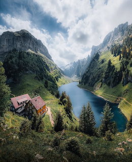 Alpine Lake Mountain Valley