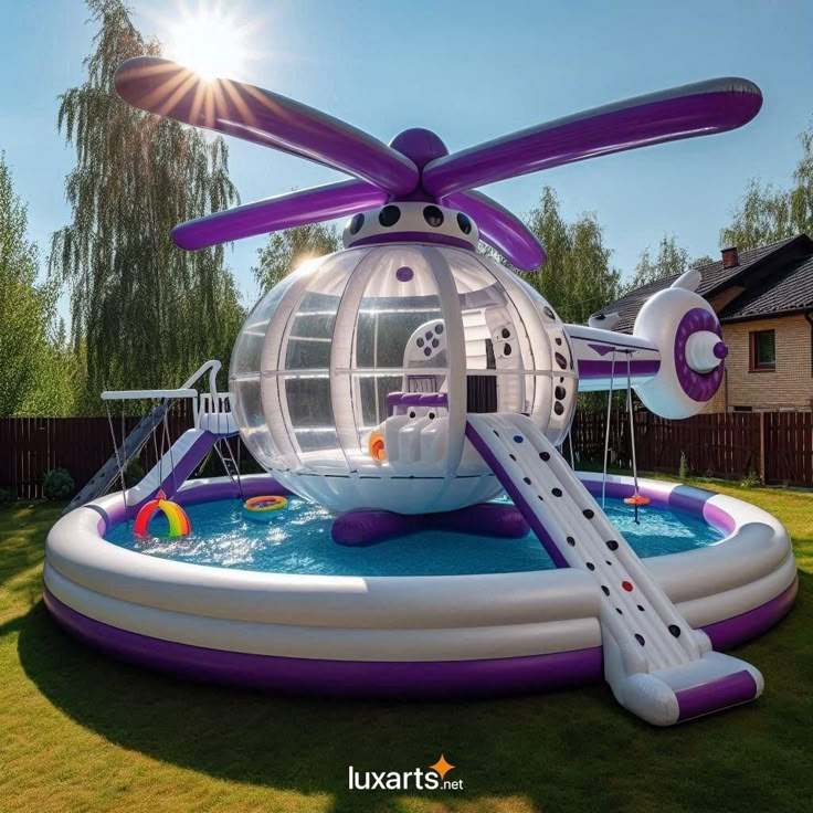 Inflatable Helicopter Pool