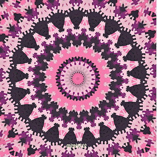 Pink Black Mandala
