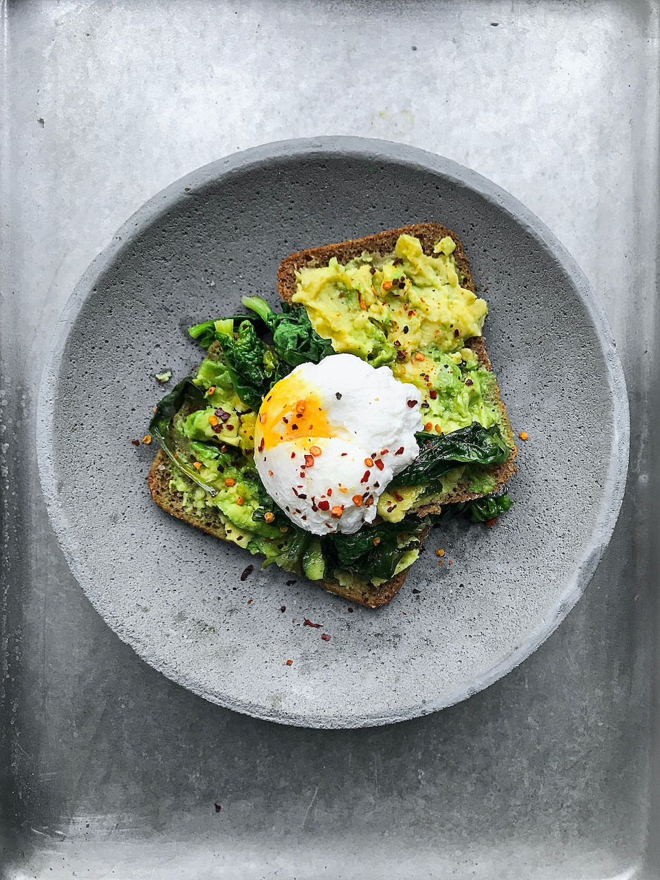 Food and Drinks Flatlay