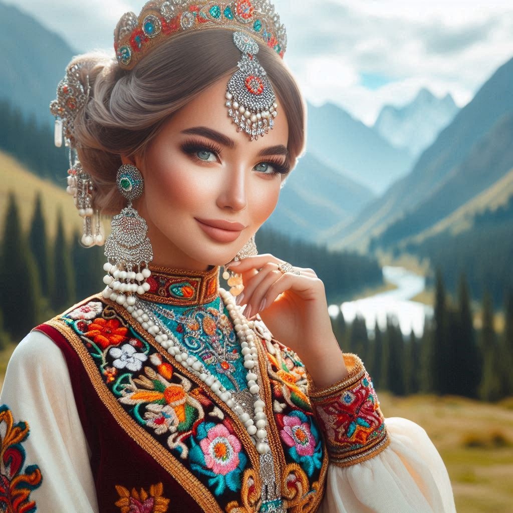 Traditional Woman Portrait