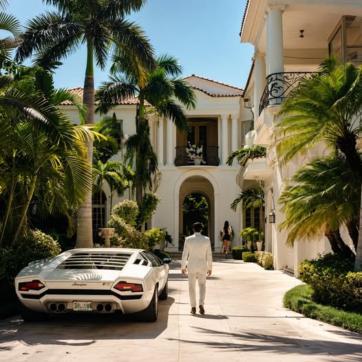 Luxury Villa with Sports Car