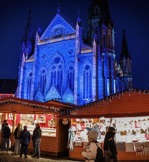 Christmas Market Mulhouse Cathedral
